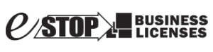 Logo with the words e STOP Business Licenses