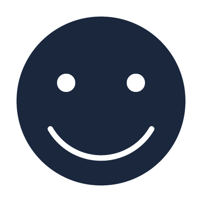 Icon of a smiley face
