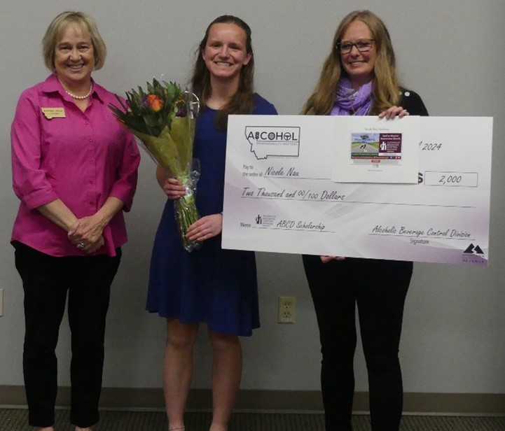 Nicole Nau with Lt. Governor Kristan Juras and ABCD Administrator Becky Schlauch